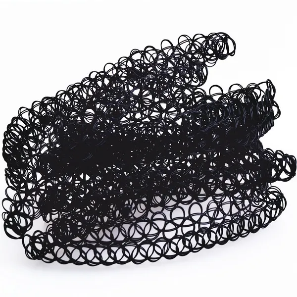Chaînes Delysia King 12 Pièces/Ensemble Gothique Punk Élastique Creux Chocker Femmes Bijoux Fishline Tatouage Stretch Vintage_voghion.com