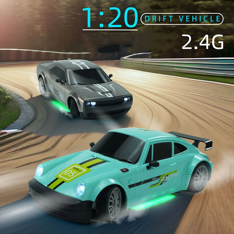 Remote Control Drift Car 4wd Race Car With Led Lights For Kids_voghion.com