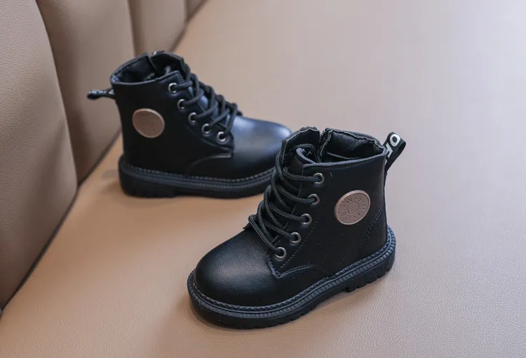 Kids Fashion Casual Toddler Boys Girls Autumn Winter Leather Littlesprouts Boots Children Running Sport Snow Shoes Sizes_voghion.com