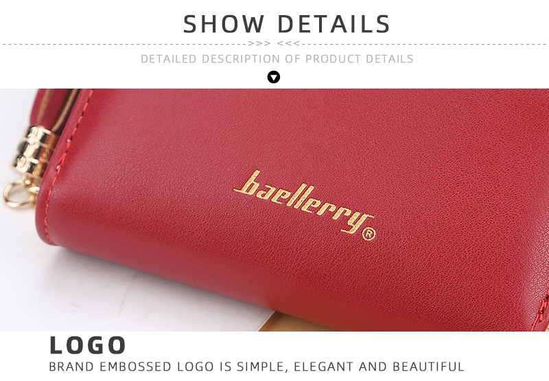 Short Baellerry Korean Edition Multi Card Driver's License Zero Wallet Fashion Tassel Button Women's Bag_voghion.com