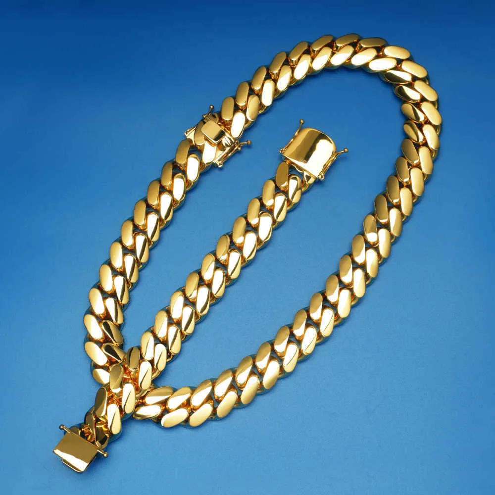 Choker Custom Link Gold 20Mm Miami Cuban Chain Necklace_voghion.com