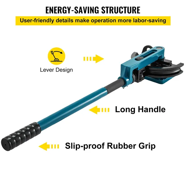 Curvatubi manuale per tubi metallici con 7 matrici circolari_voghion.com