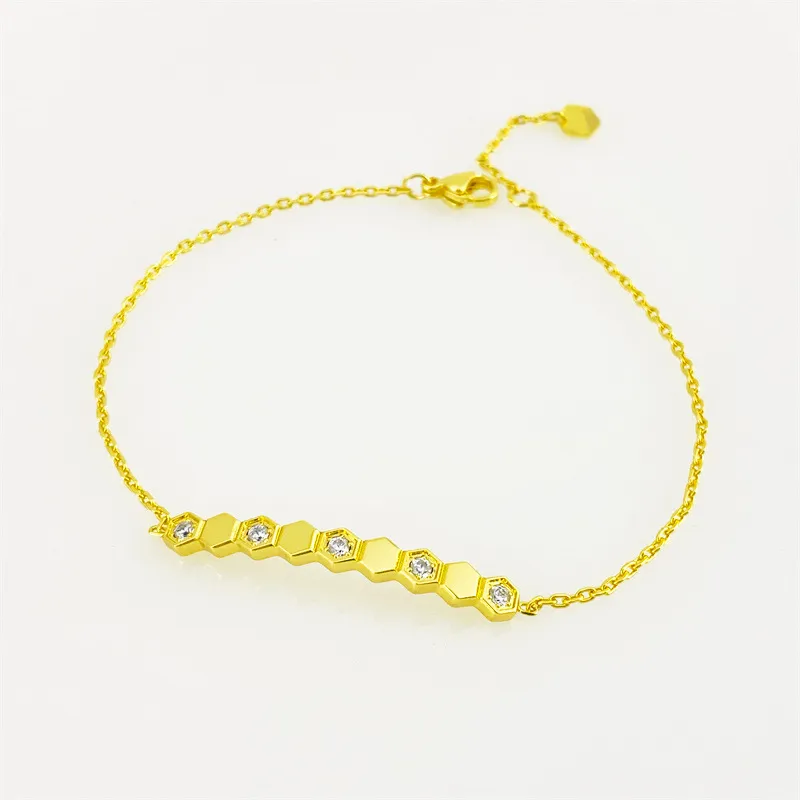Pánské Iced Out Diamond módní řetízkové náramky Bangles Gold Sier Cuban Link Miami náramek Hip Hop šperky_voghion.com