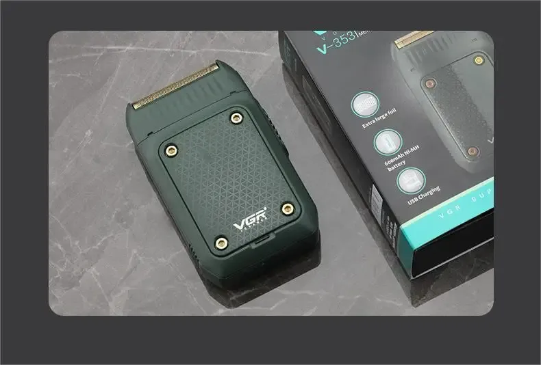 VGR Razor Electric Professional Rechargeable Razors Portable Beard Trimmer Mini Hair Shaver For Men V-353 240627_voghion.com