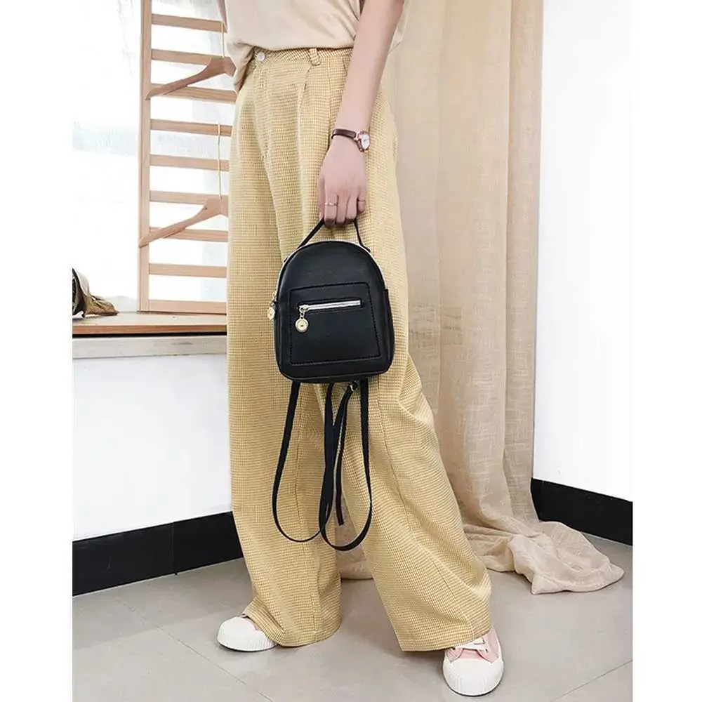Mini Backpack For Girls Waterproof Pu Leather Daypack Bag_voghion.com