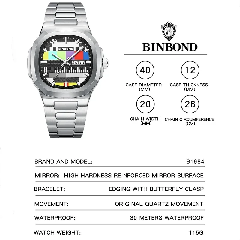 Retro Men's Quartz Watch With Calendar And Luminous Hands_voghion.com