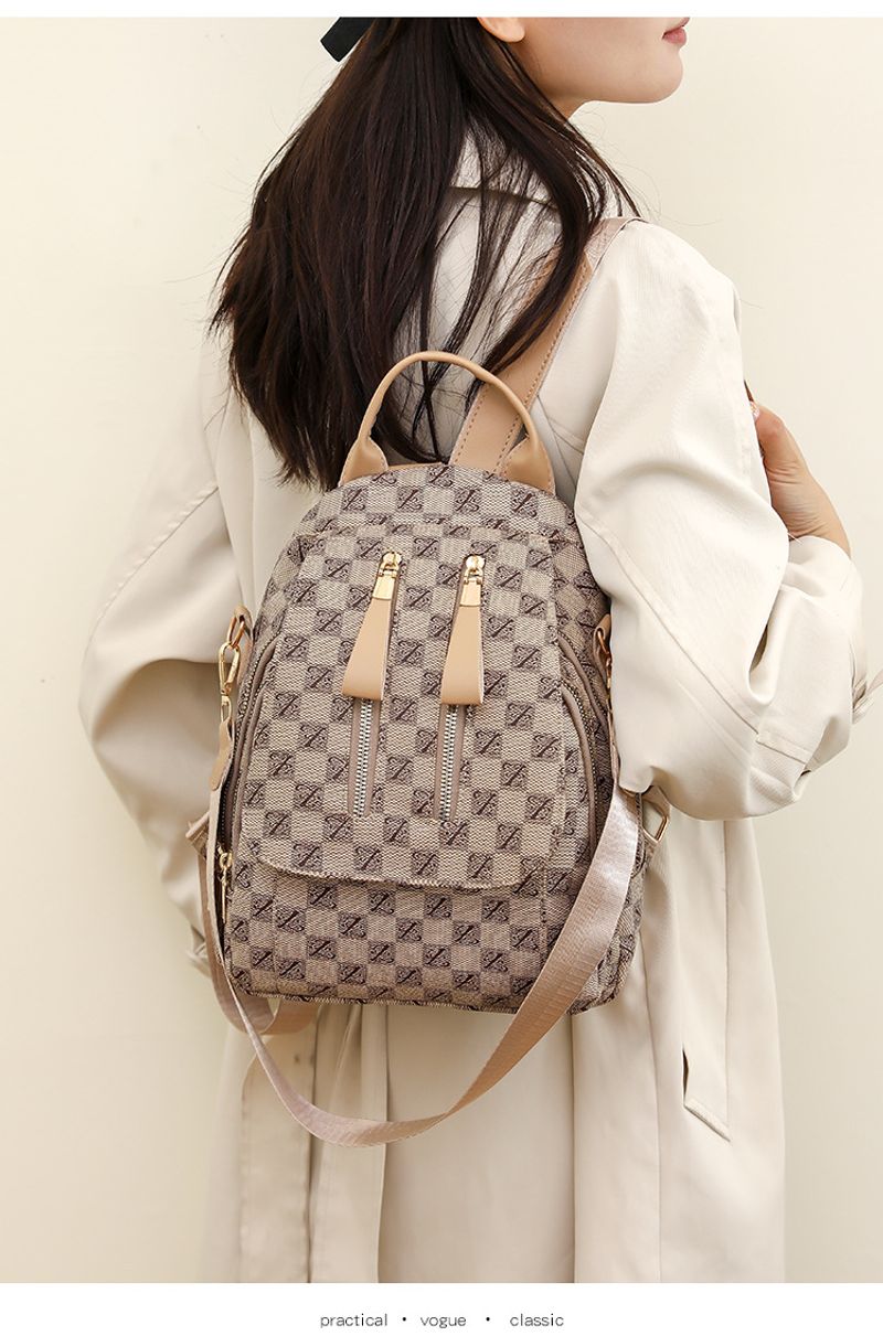 British New Fashion European American Style Retro And Trendy Bra Bag Dual-use Women's Backpack_voghion.com