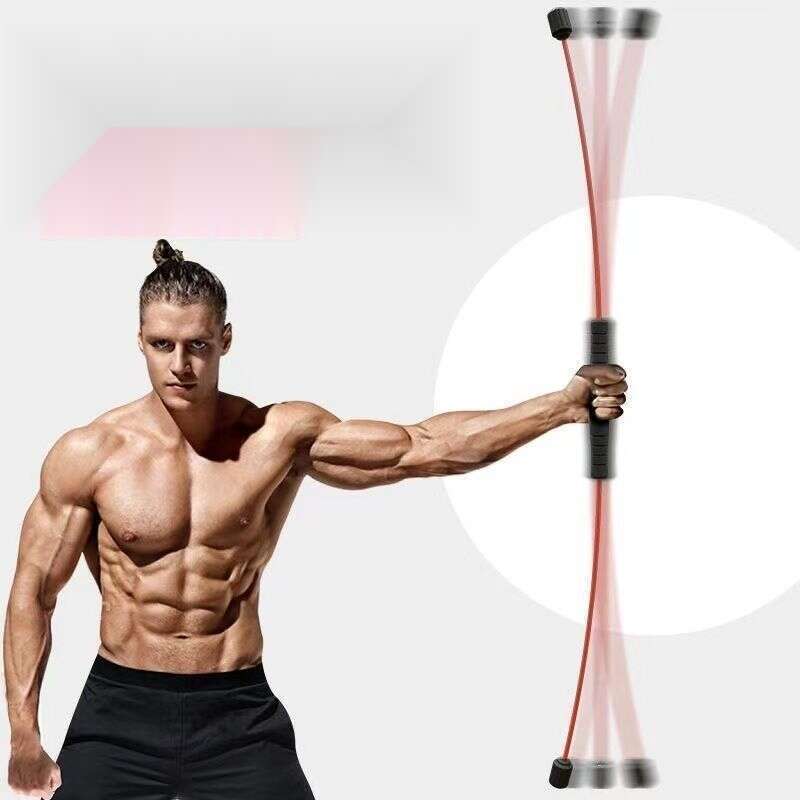 Elastische stok Fitness staaf Tremor training Oefening Gewichtsverlies hulpmiddel voor het hele lichaam Vetverbrandingsapparatuur Thuis multi_voghion.com