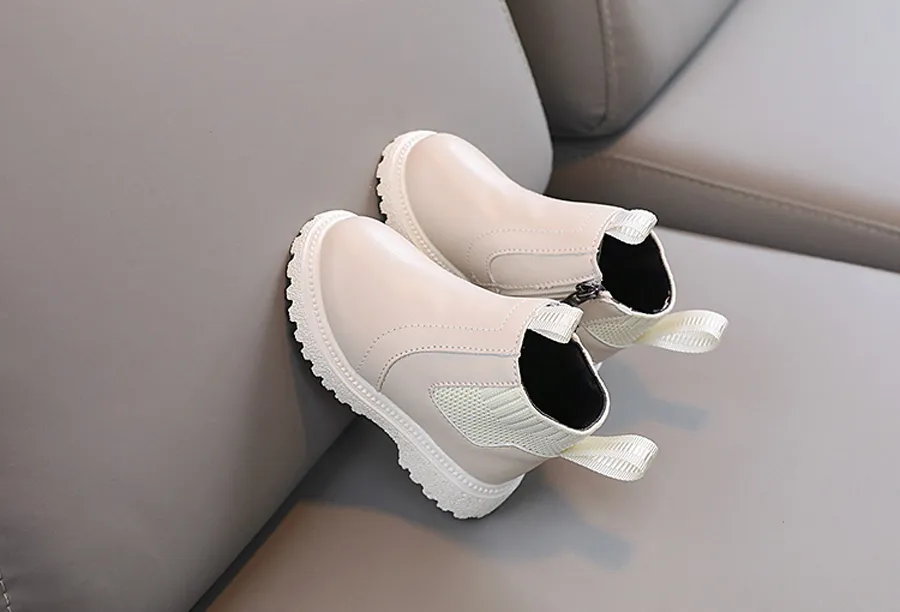 Fashion Kids PU Leather New Winter Children's Shoes Kidsnest Boys Girls Anti Slip Foot Warmer Toddler Snow Boots Size US_voghion.com