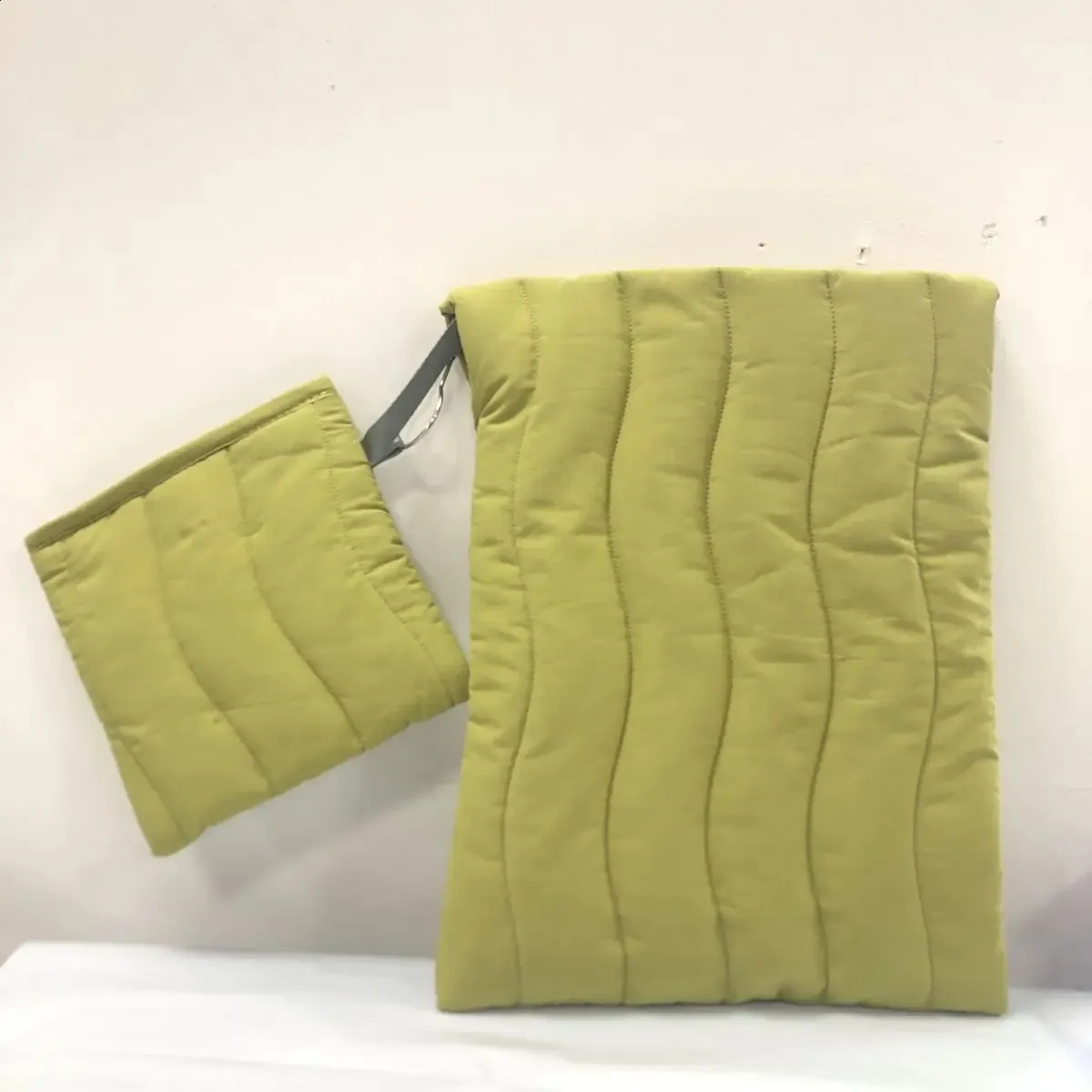 Ins Green Laptop Sleeve 11 13 14 15 16 Inch HP Notebook Carrying Bag Air Pro 13.3 Shockproof Case Women 240907_voghion.com