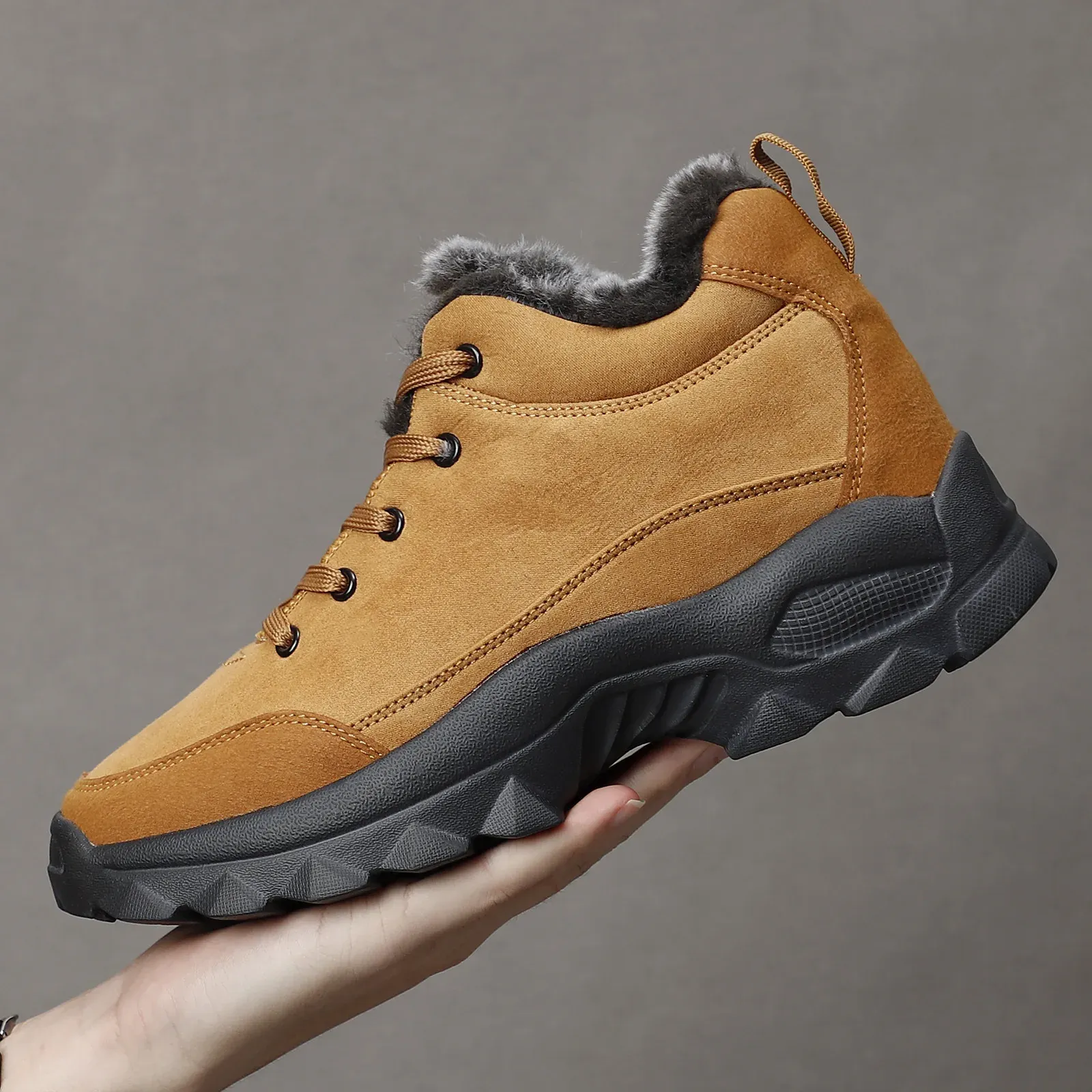 Schnee Outdoor Walking leichte Turnschuhe für Männer Winter Schuhe Botines Tenis Herren Wandern Stiefeletten Footwear66_voghion.com