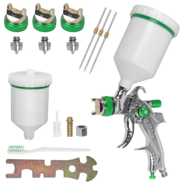 Hvlp spuitpistool voor auto en doe het zelf projecten met manometer_voghion.com