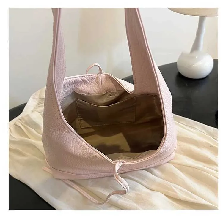 Sac à main en cuir PU solide et décontracté pour femme, sacoche à bandoulière polyvalente pour les déplacements quotidiens, grande capacité, sous les bras_voghion.com