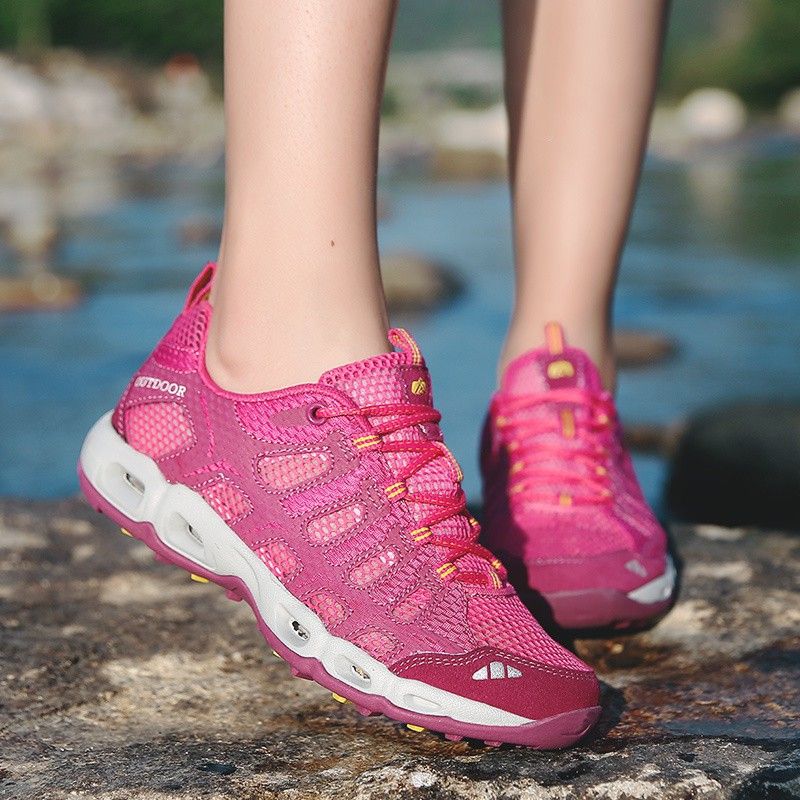 Sommer schnell trocknend männer und frauen atmungsaktive leder outdoor nicht-slip wandern schuhe_voghion.com