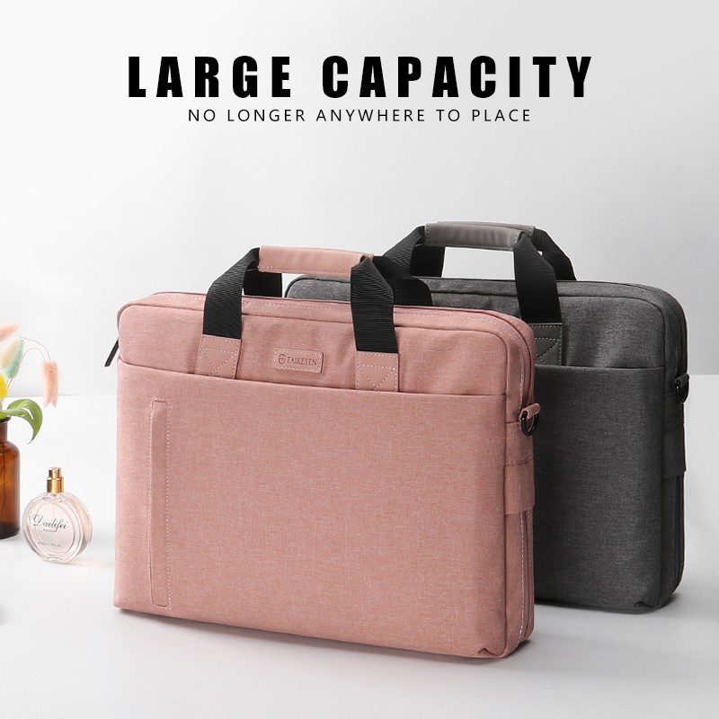 Laptoptasche 13,3 14 15,6 17,3 Zoll Wasserdichte Notebooktasche für Macbook Air Pro 13 15 Computer Schulter Handtasche Aktentasche_voghion.com