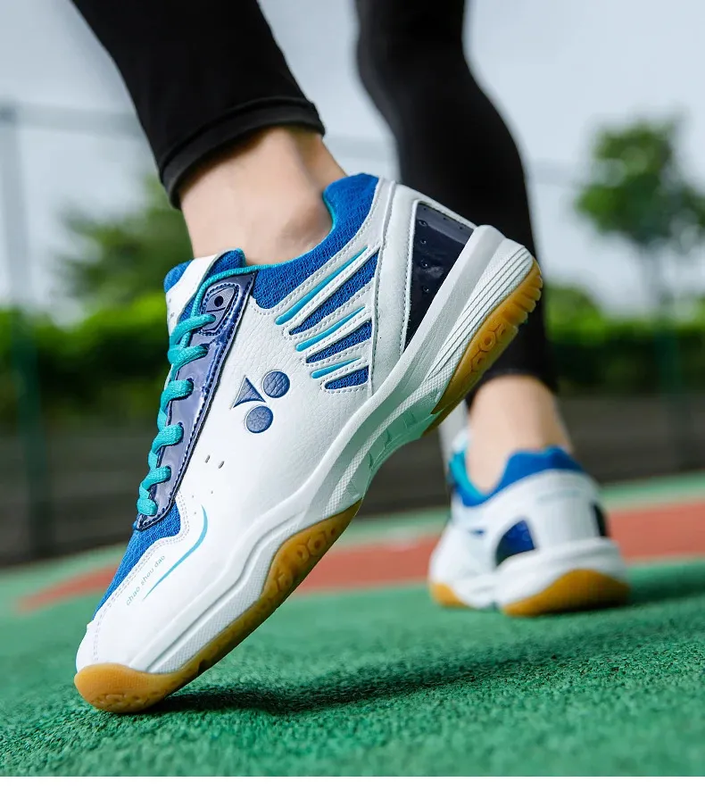 womens breathable volleyball Mens badminton shoes indoor athletic training sneakers tennis couple_voghion.com