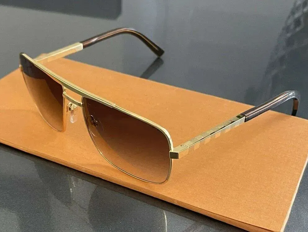 2024fashion designer men classic attitude 0259 metal square frame popular retro avantgarde outdoor uv 400 protection_voghion.com