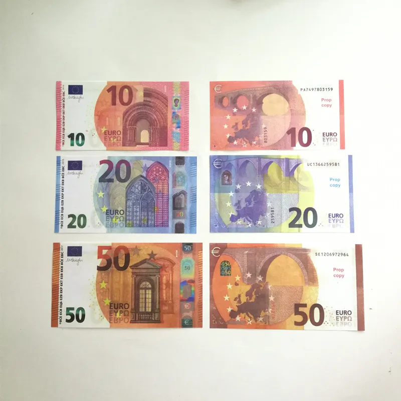 Prop Other Festive Supplies Party Fa K E Money Banknote 1 5 10 20 50 100 US Dollar Euros Realistic Toy Bar Props Copy_voghion.com