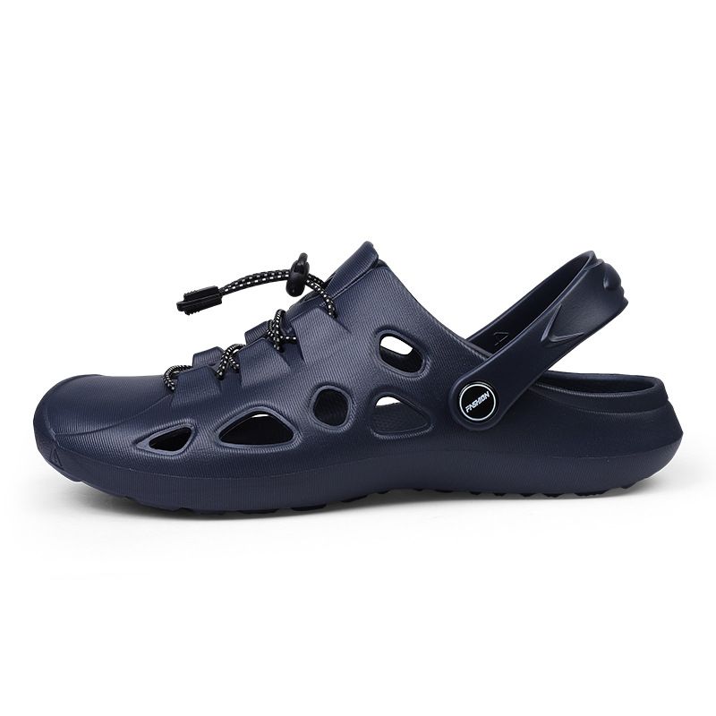 2023 new lace-up EVA outdoor hole soft trend summer beach shoes spot wholesale a generation of hair_voghion.com
