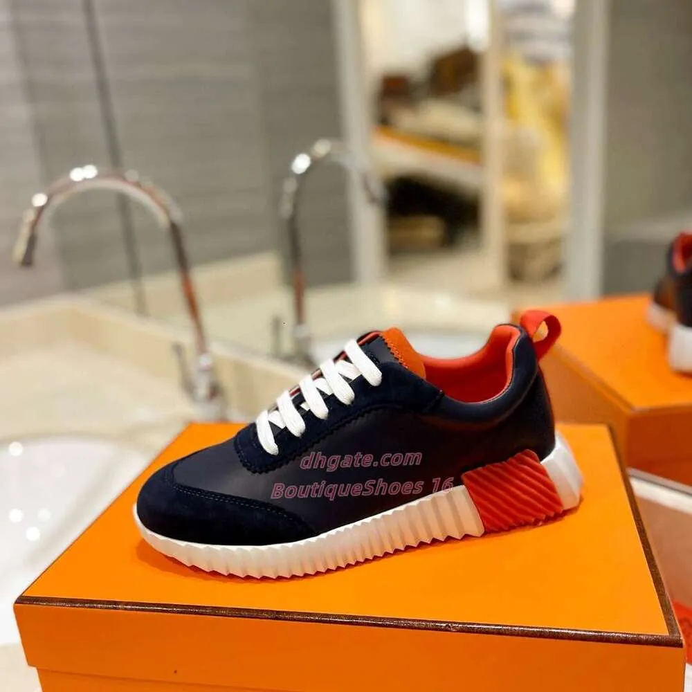 Scarpe da ginnastica da uomo, stile casual, in pelle e rete, con lacci, sportive, con suola in gomma, basse, stile street._voghion.com