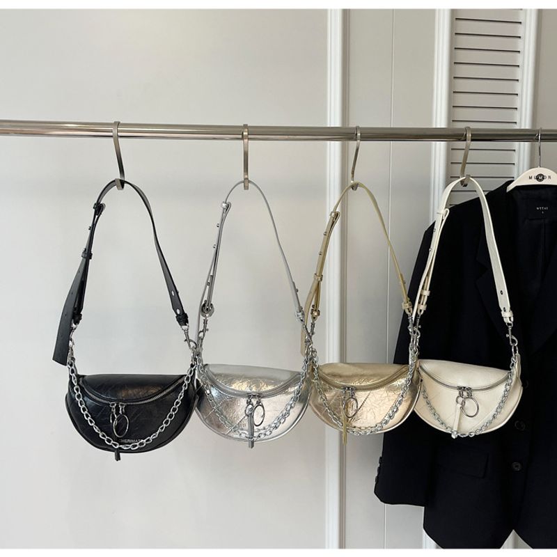 Fashion Dumpg Donna Corea del Sud Ins Trendy Semplice Spalla 2024 Estate Niche Design Borsa a Tracolla_voghion.com