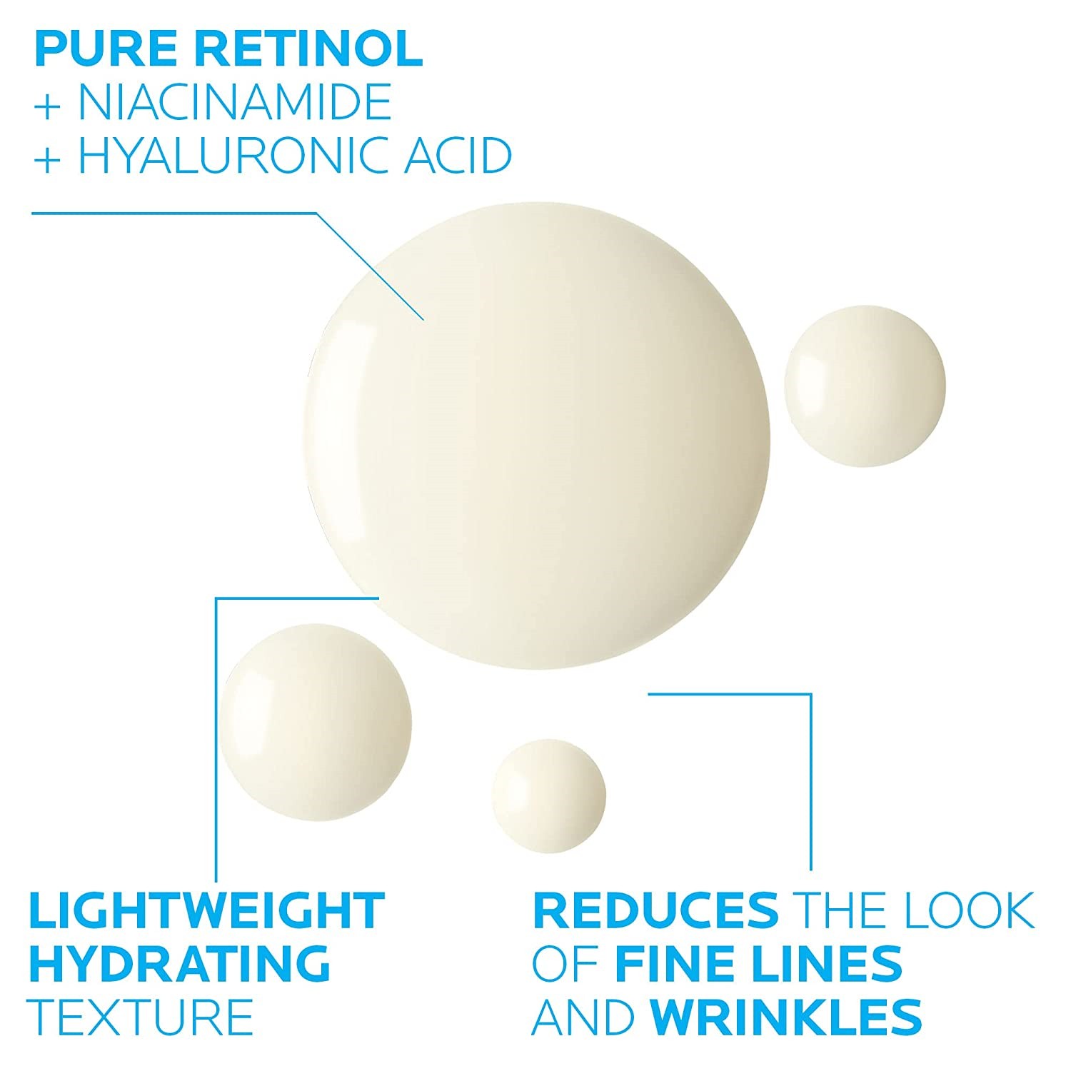 La Roche-Posay Pure Retinol Anti-Aging and Fade Fine Lines Essence Hydrate Brighten Smoothing Skin Whitening Face Serum_voghion.com