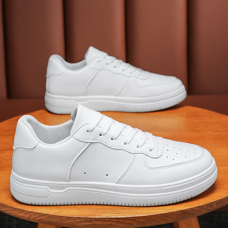 Spring New Breathable Little White Men's Fashion Versatile Thick Sole Sports Casual Board Trendy Shoes_voghion.com