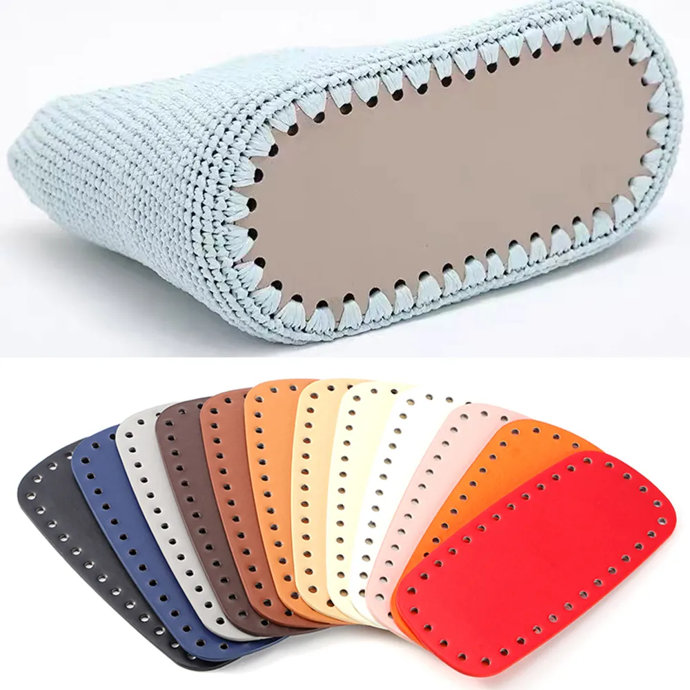 1pc Handmade Oval Webbing For Bags Rectangle Round Diy Crochet Long Bottom For Knitted Bag_voghion.com