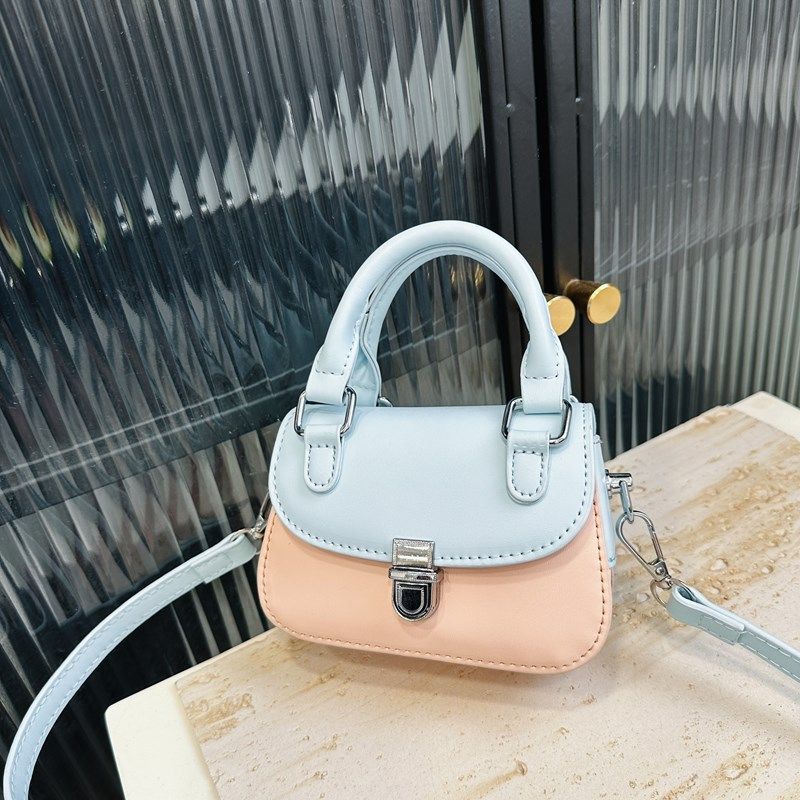 Neue modische Handtasche Mädchen, Umhängetasche für Kinder mit Schnalle, stiolle Accessoires zum Ausgehen,_voghion.com