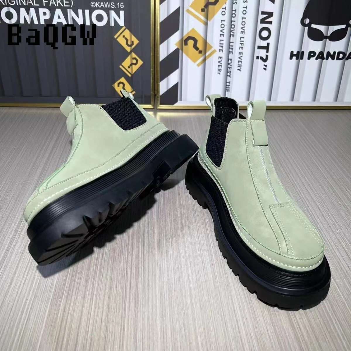 Herbst Neuankömmg Mode lässig britischen Stil Designer Motorrads tiefel bequeme hoge Winter warm Herren schuhe_voghion.com
