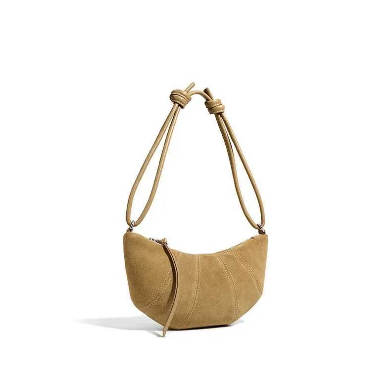 Borsa a spalla croissant da donna - elegante borsa crossbody_voghion.com