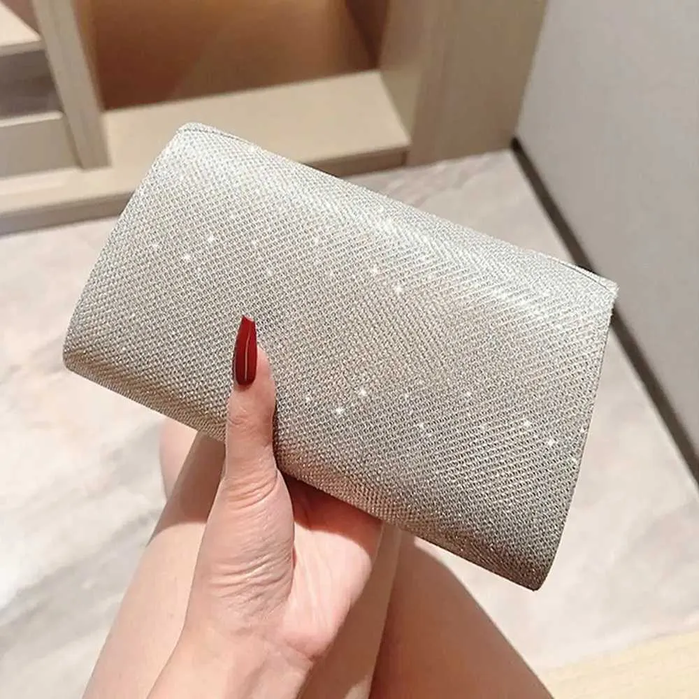 Modna šljokicasta torbica za večeru, banket, ženska torbica s lancem za rame, torba za večeru, vjenčanje, zabavu Y241019_voghion.com