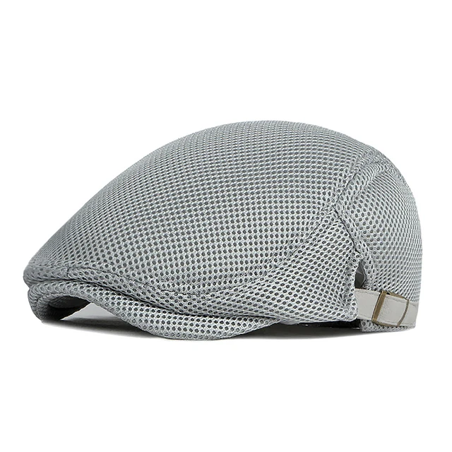 Neu eingetroffen Mode Feine Streifen Gitter Baskenmütze Hut Frauen Männer Frühling Sommer Plaid Visiere Rot Grün Blau Entenschnabel Fischgräten Schiebermütze_voghion.com
