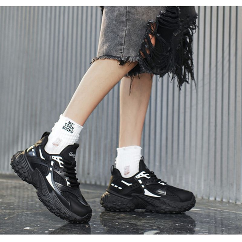 Herren Vintage Daddy Men 2024 Herbst neue Herren Sport Casual dicke Sohle Mode Schuhe_voghion.com