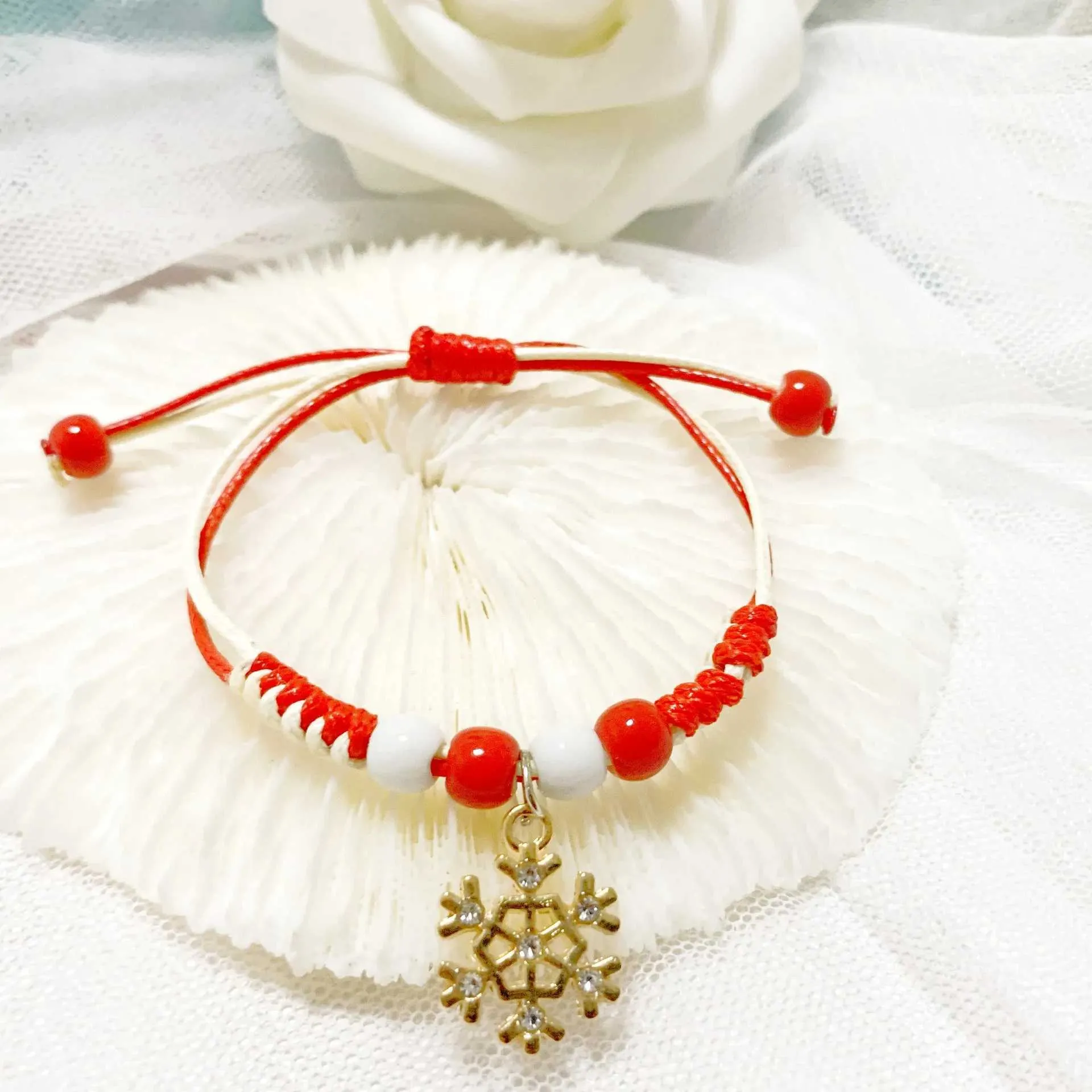 Weihnachts-armband Mit Perlen Für Damen Nikolaus Schmuckstück_voghion.com