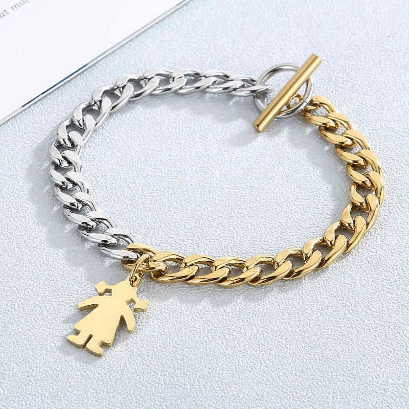 Set di gioielli in acciaio inossidabile Kalen, 6 stili, con ciondolo a forma di cuore, a forma di farfalla, con chiave e scritta "Amo la mamma", collana e bracciale._voghion.com