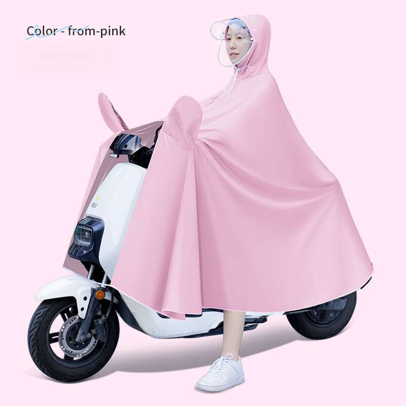 Capa de chuva elétrica para carro, masculina e feminina, adulto, solteiro, nova, motocicleta, bicicleta, longa, corpo inteiro, prevenção de tempestades_voghion.com
