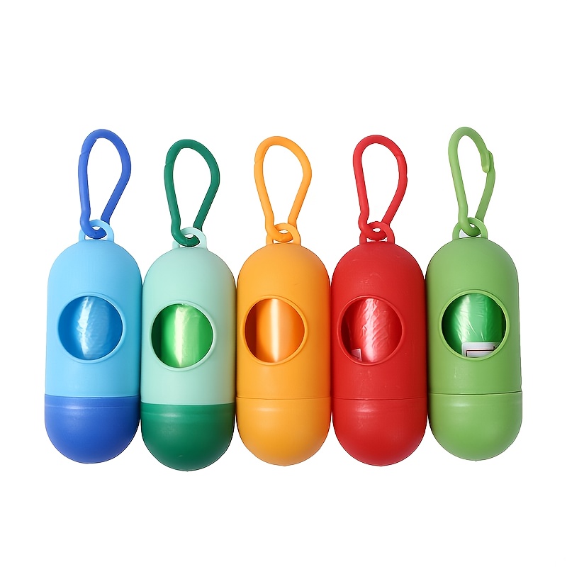 Eco-Friendly Dog Poop Bags With Dispenser And Leash Clip - Mildly Scented And Degradable For Easy Cleanup