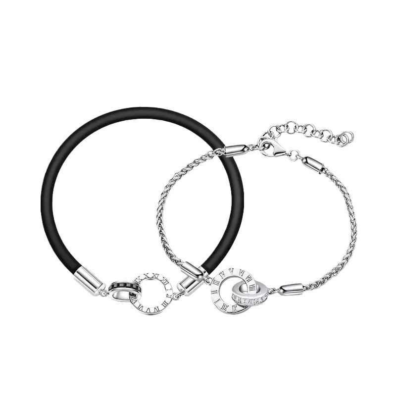 Alla hjärtans dag-present, tid, älskare, litet gummiband, pararmband, kärlekssymbol_voghion.com
