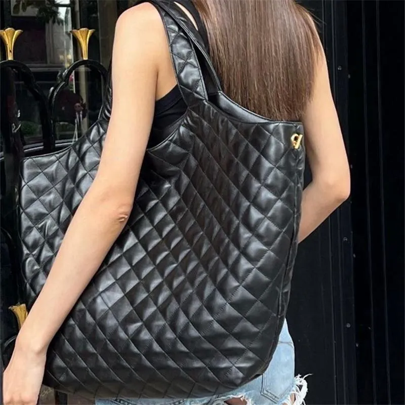 Shopper Designer Handbag High Quality Maxi Shopping Bag In Quilted Lambskin Women Large Tote Crossbody Shoulder Bags_voghion.com