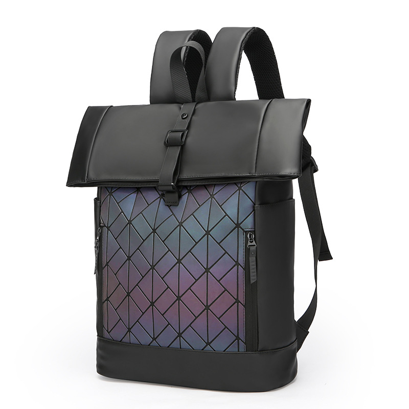 New male backpack with large capacity for commuting, leisure, trendy travel, business trip, 17 inch computer bag,