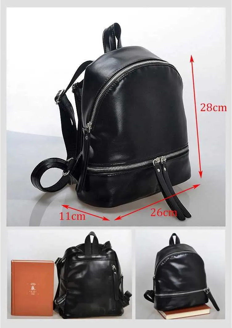 Small Women's Backpack Stylish Soft Leather Travel Rucksack_voghion.com