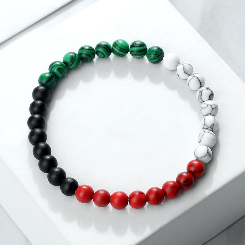 Unisex Smykker Mode Rød Grøn Hvid Sort Sød Perlearmbånd Turkis Perler Flettet Håndreb På Lager_voghion.com