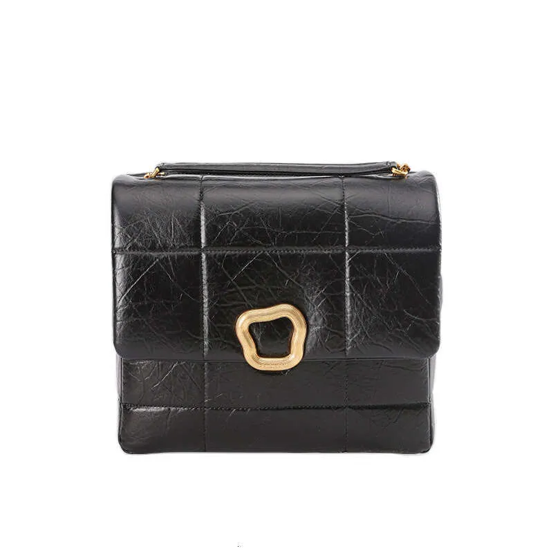 Aitoa nahkaa, kultasolki, olkalaukut, klassinen neliönmuotoinen naisten lähettilaukku, suuren kapasiteetin työmatkalaukku naisille_voghion.com