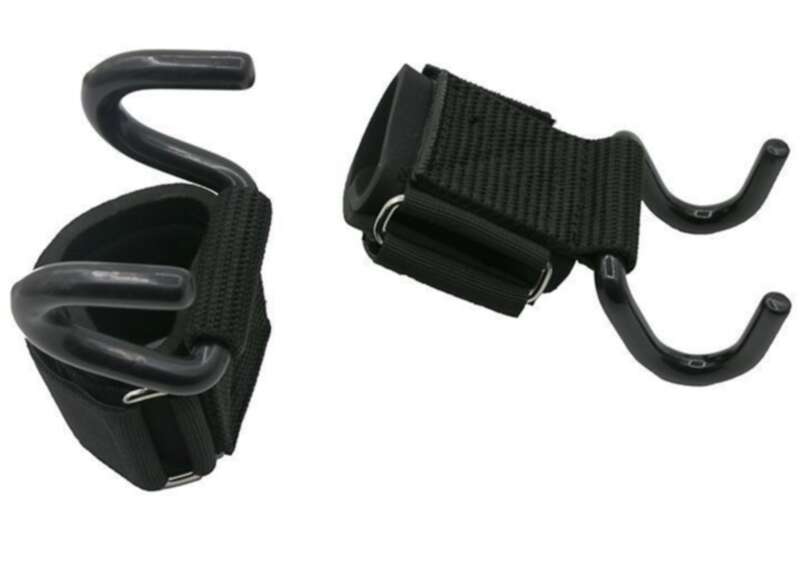 Pull Up Hook Horizontal Bar Training Grip Strength Assistance Wrist Support_voghion.com