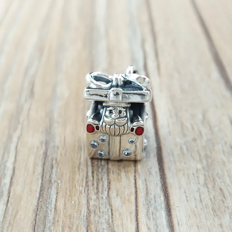 Charms Schmuckherstellung Sterling Silber Kette Halskette Perlen Kit Handwerk Armreif Weihnachten Santa in einer Geschenkbox Armbänder für Frauen Prime T_voghion.com