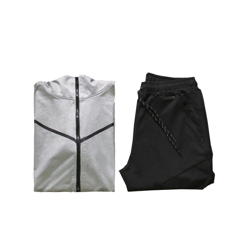 Men's Clothing men's casual men's wear spring and autumn sportswear sweatshirt sports suit two piece boutique_voghion.com