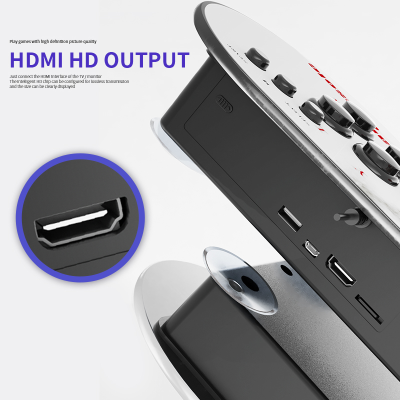 Video Game Consoles Dual Joystick Gameconsole 15000+ Classic Games Support 4 Player Familygame Game Stick With PS1/GB/CPS/SFC/FC_voghion.com