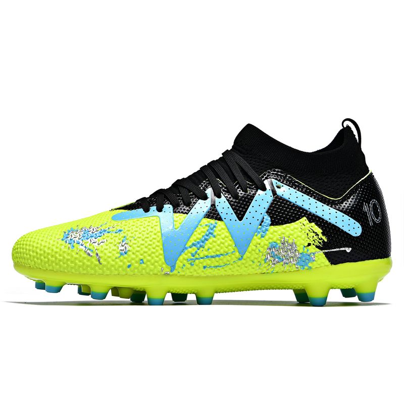 High-Top-Fußballschuhe für Männer und Erwachsene, lange gebrochene Spikes, rutschfest, verschleißfest,_voghion.com