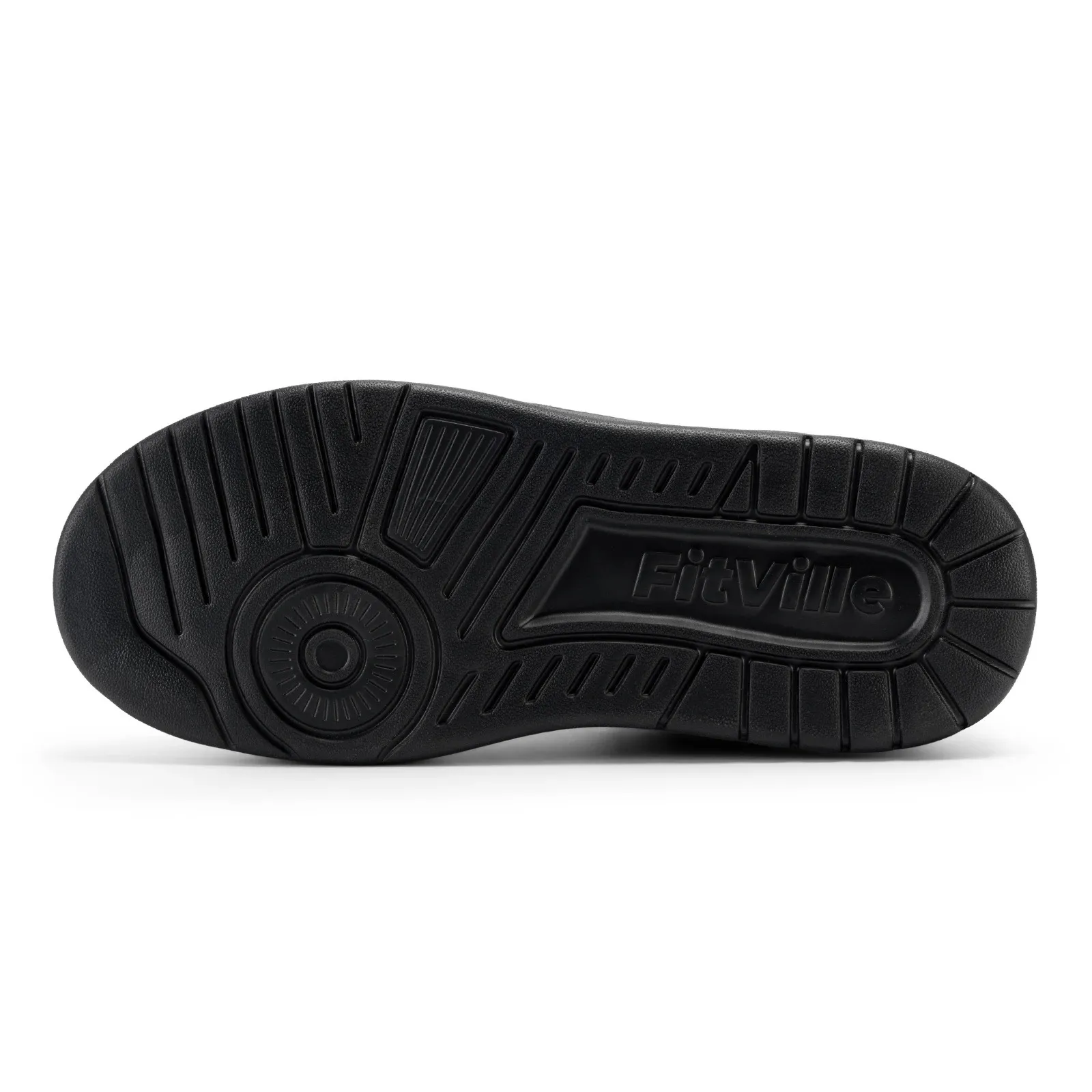 FitVille Baskets plates larges pour hommes, chaussures décontractées, légères et respirantes pour la marche, idéales pour les pieds gonflés, idéales pour la gym au quotidien._voghion.com